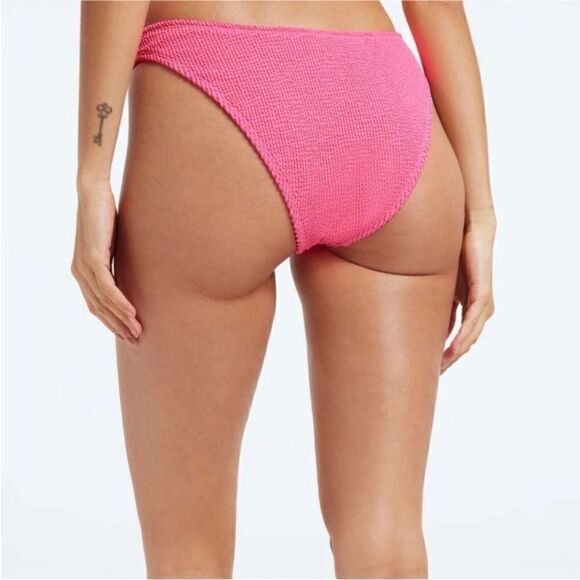 Good American NWT Always Fits One Shoulder Bikini in Bright Pink Size S/M - Picture 5 of 9